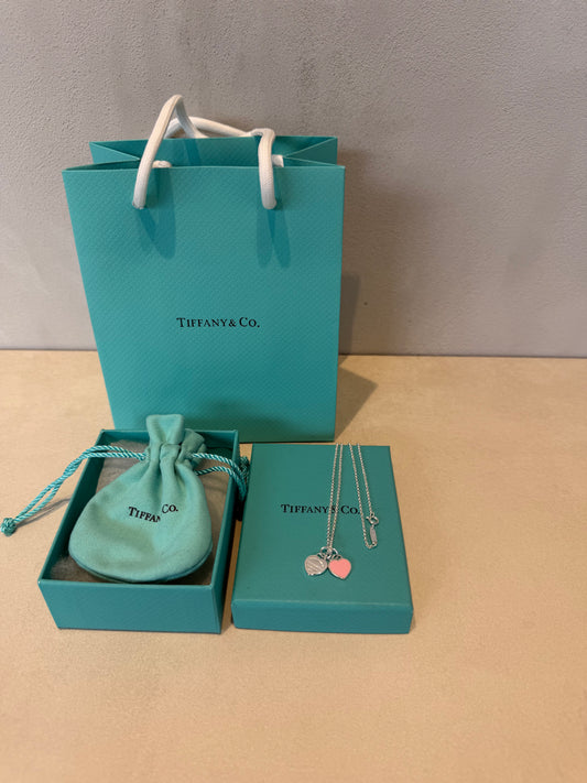 Collar TIF Corazón rosa