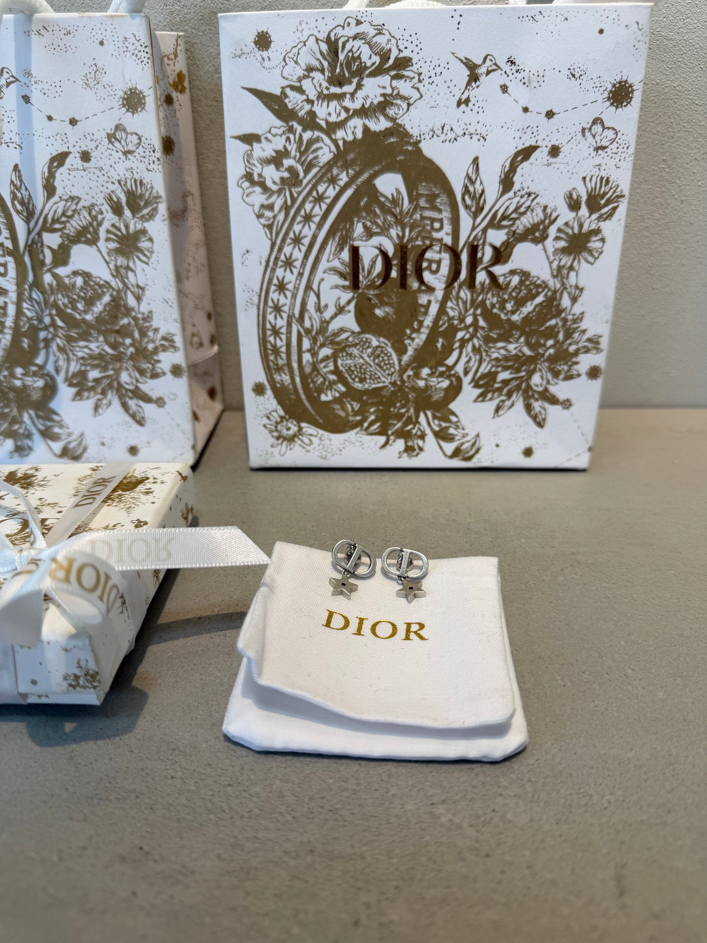 Aretes CD Estrella Plata