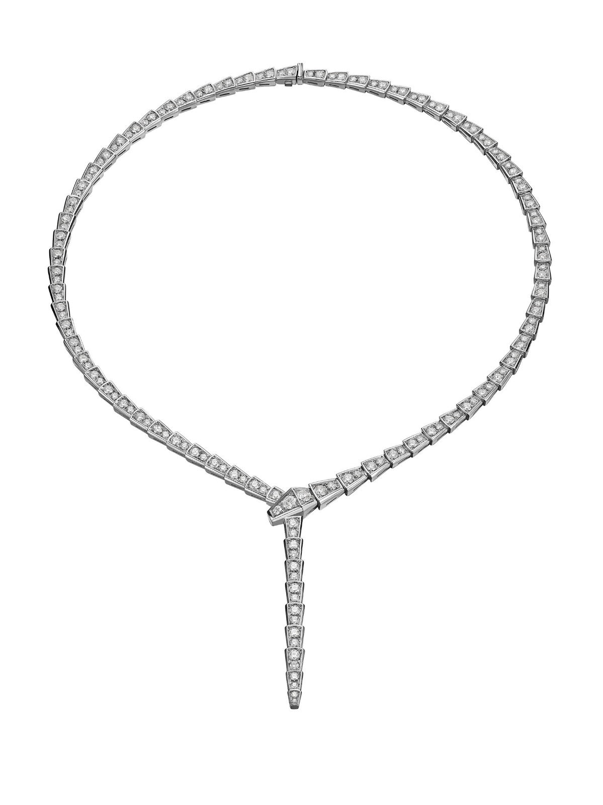 Collar BLG plateada -5271