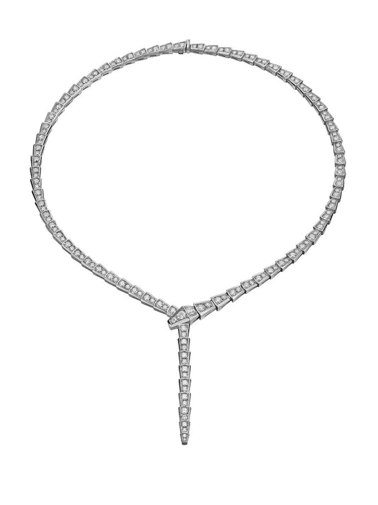 Collar BLG plateada -5271