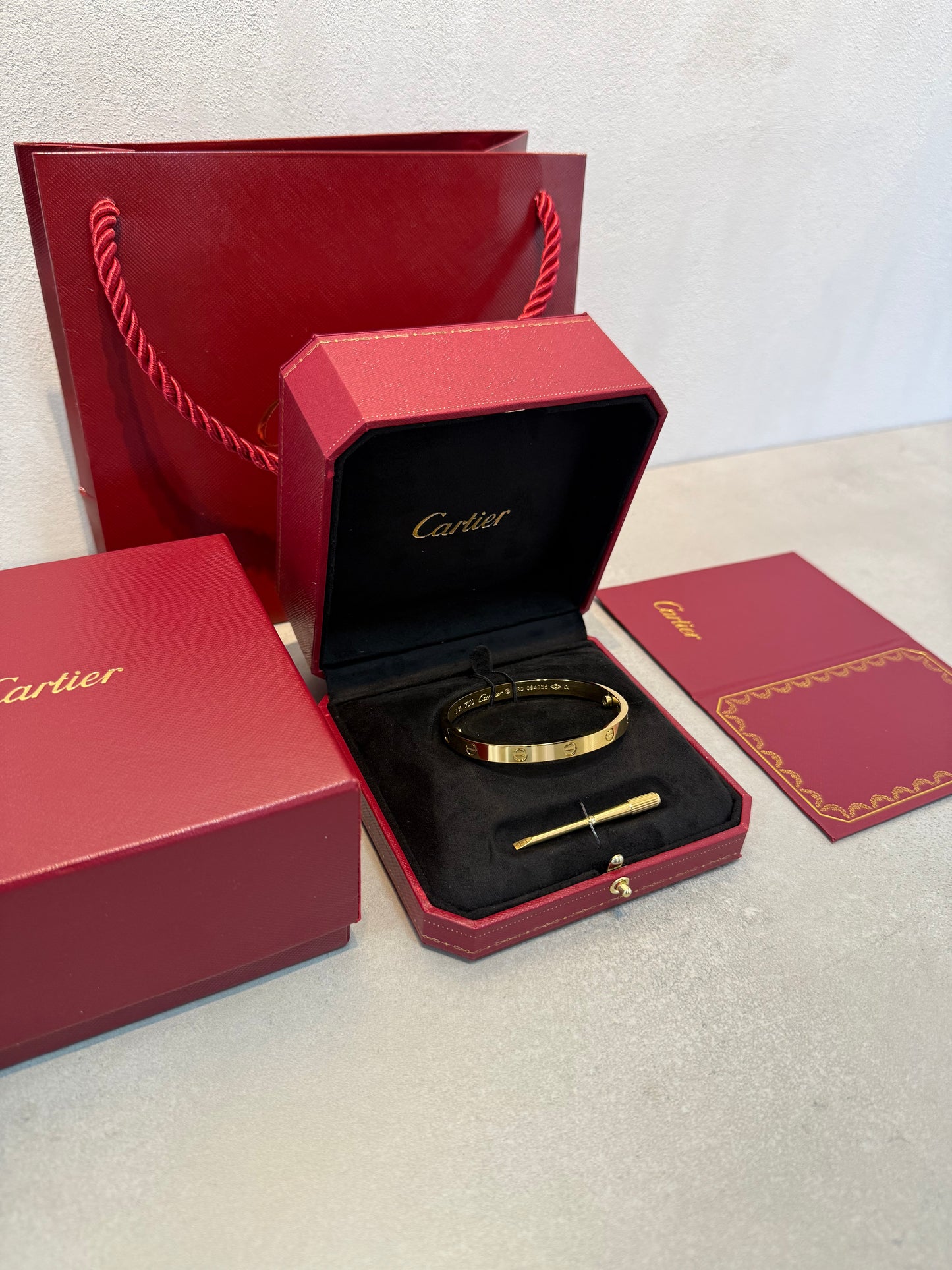Pulsera CRT LOVE -Gruesa- Gold - 5387