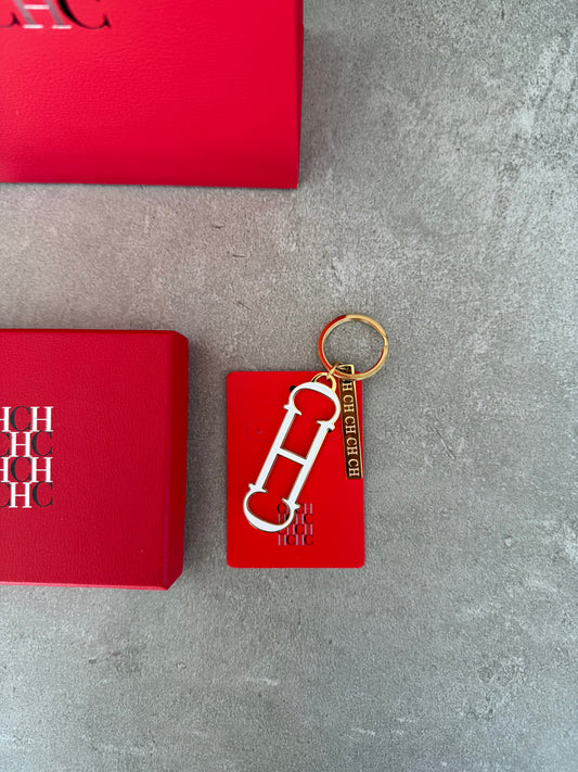 Llavero CH logo blanco