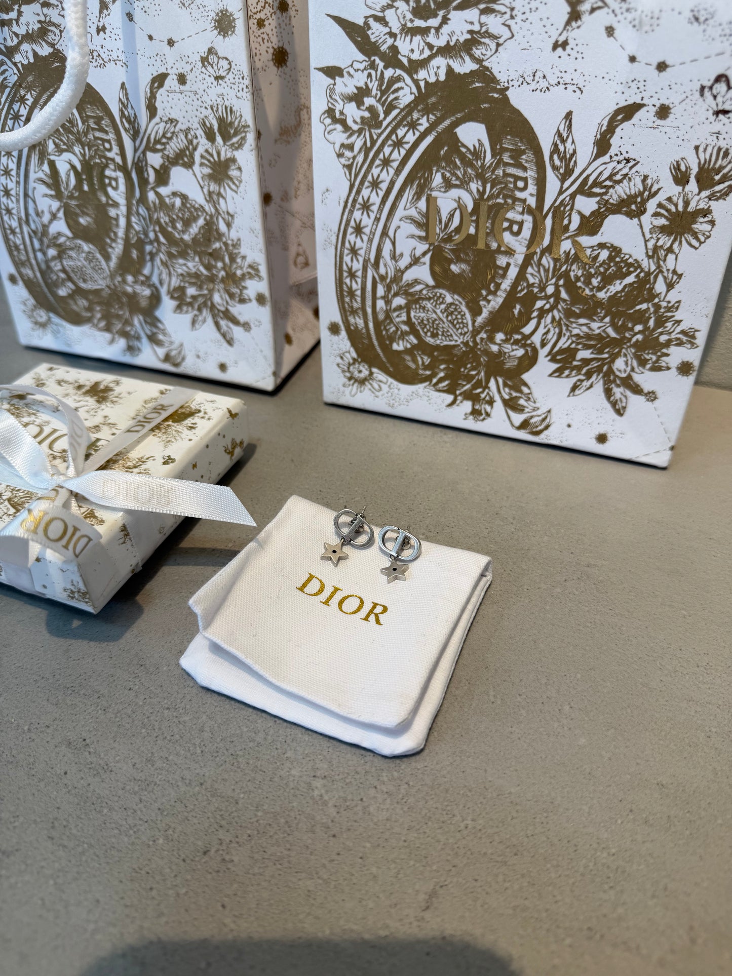 Aretes CD Estrella Plata