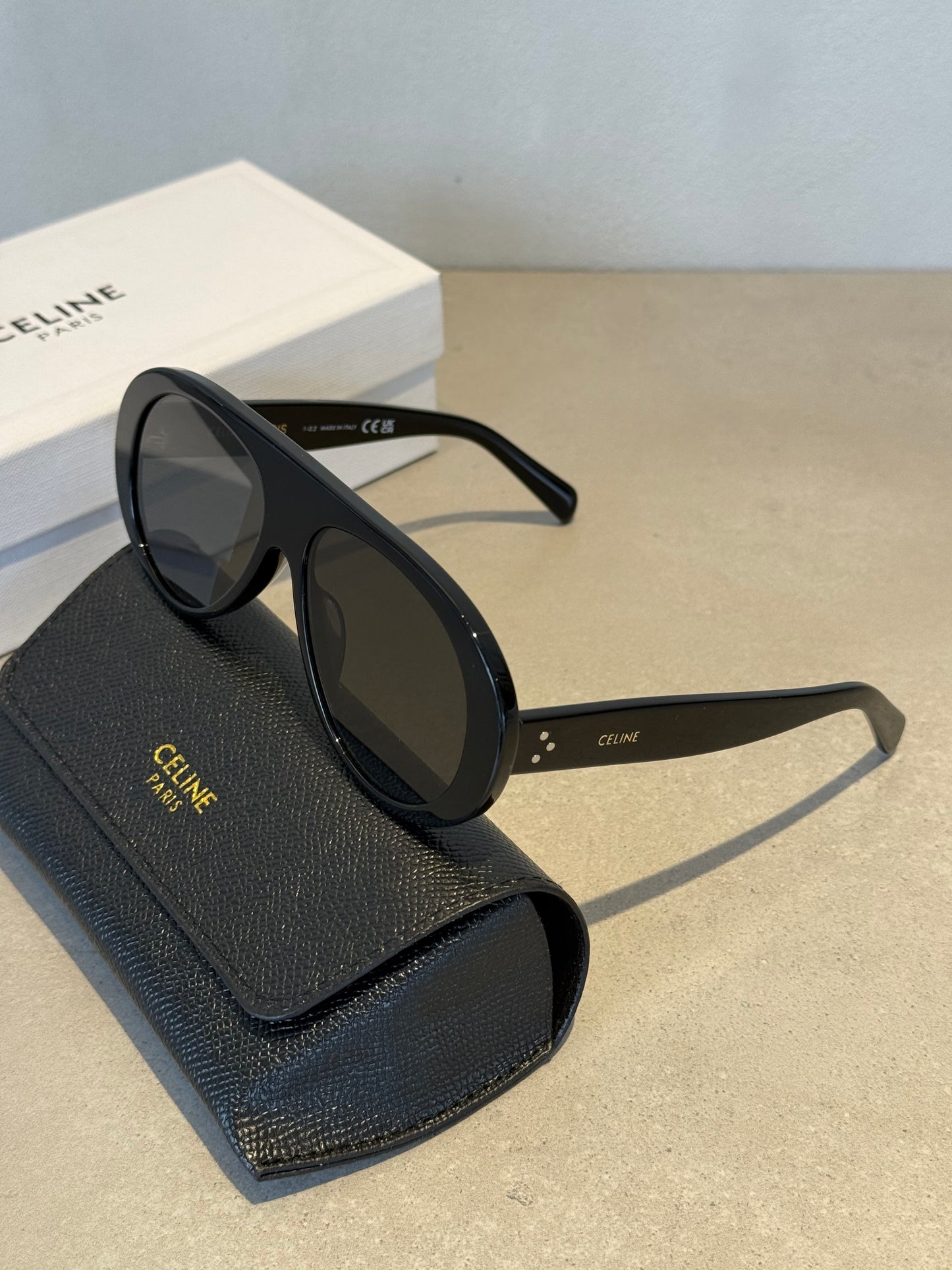 Gafas de sol CEL negras aviador 5664