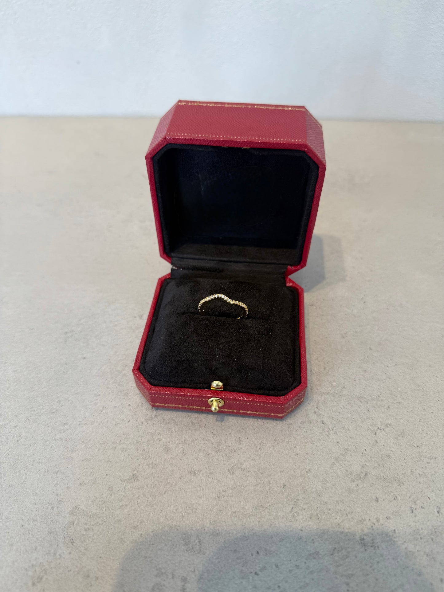 Anillo pandora dorado con zirconias PRECIO PENDIENTE
