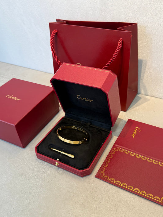 Pulsera CRT LOVE -Gruesa- Gold - 5387