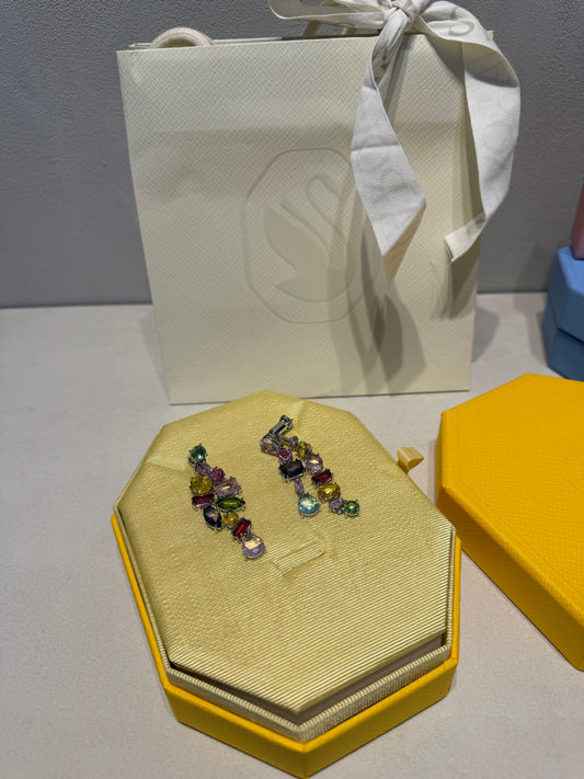 Aretes SW gema colores