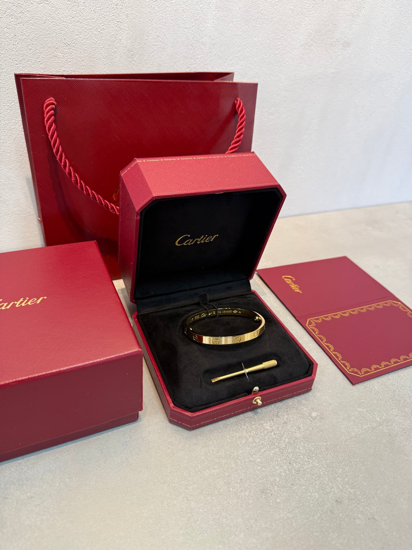 Pulsera CRT LOVE -Gruesa- Gold - 5387