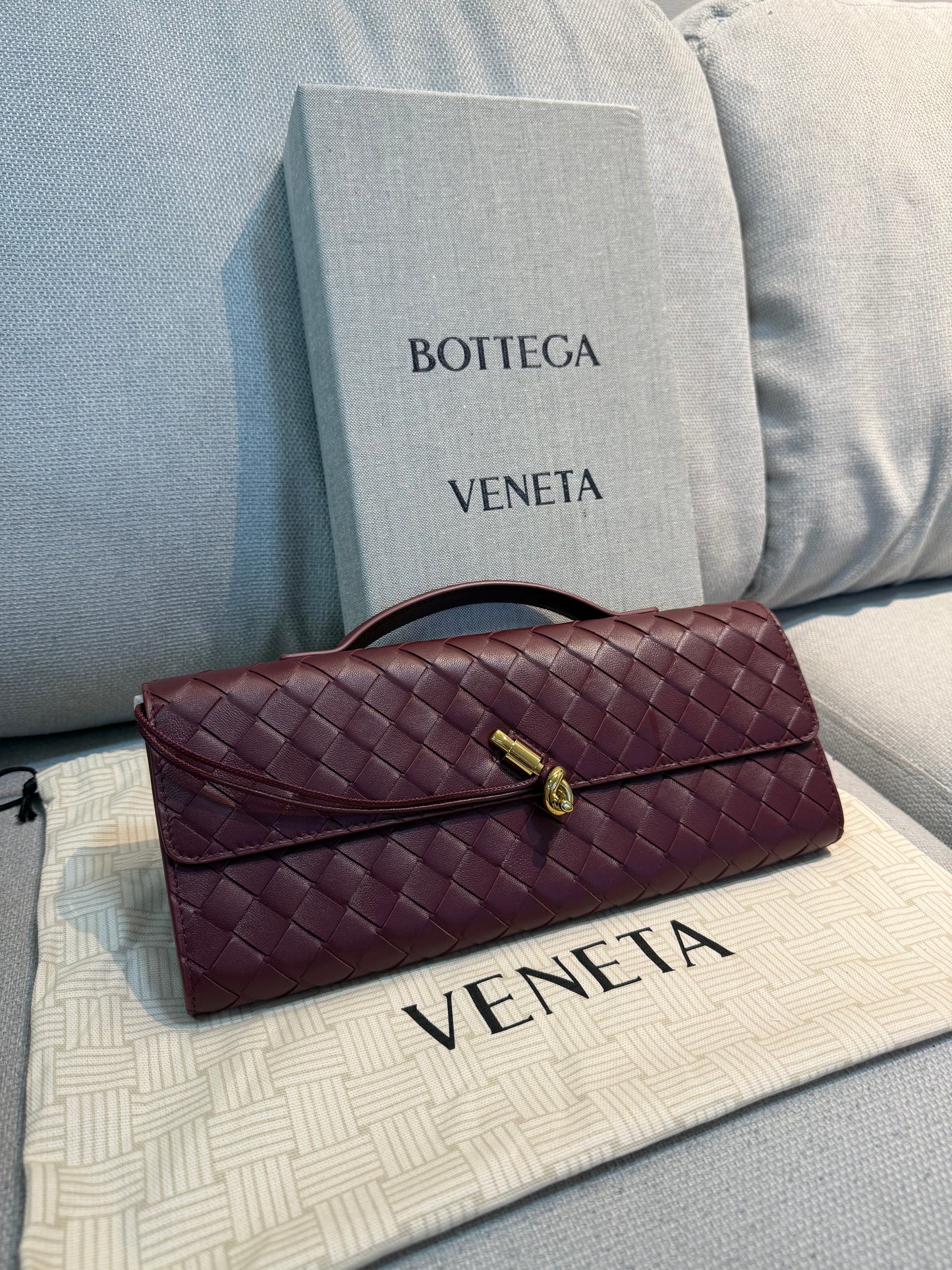 Bottega Venneta Burgundy Bag