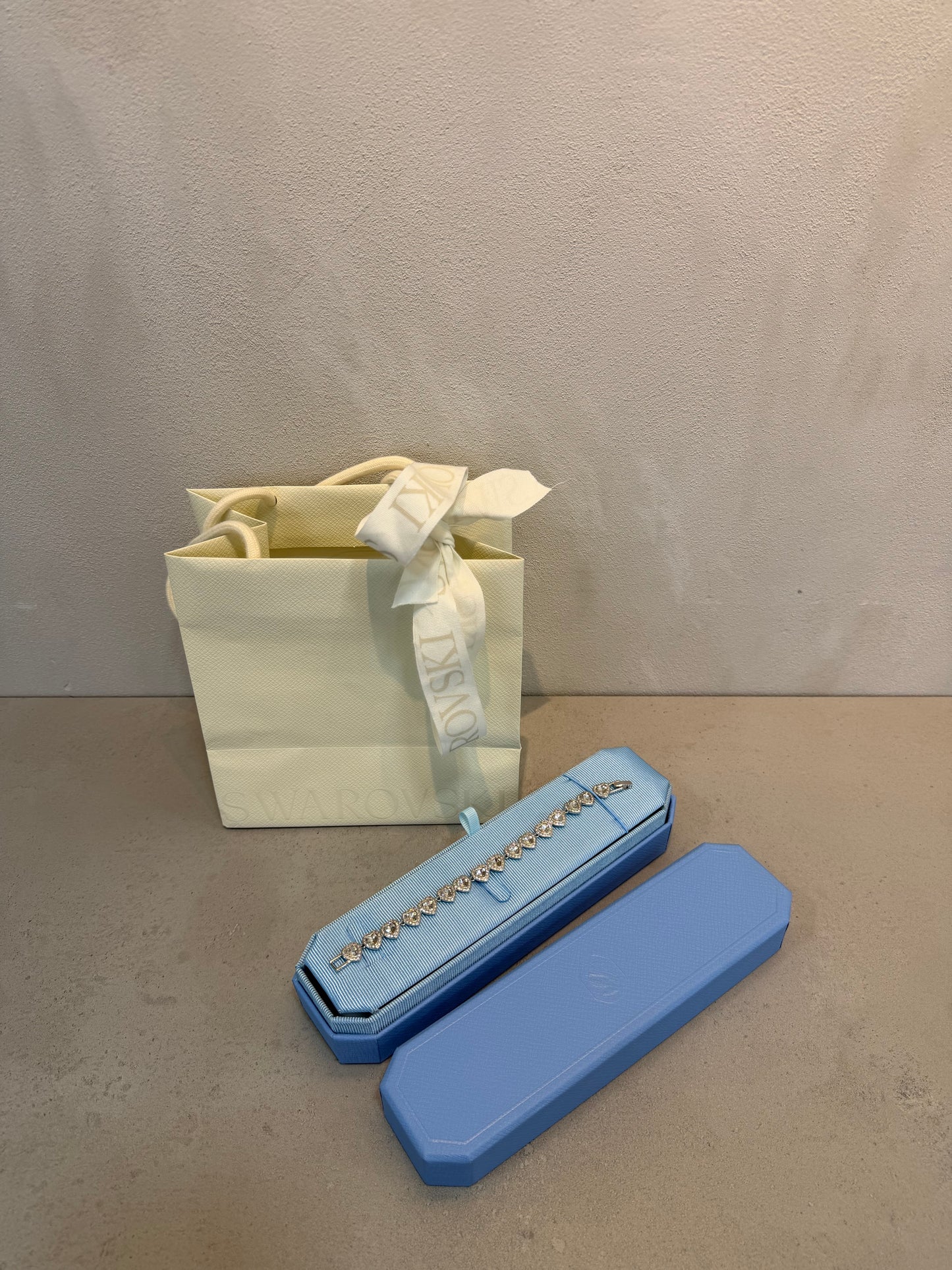 Pulsera SW diamantes corazones -5327