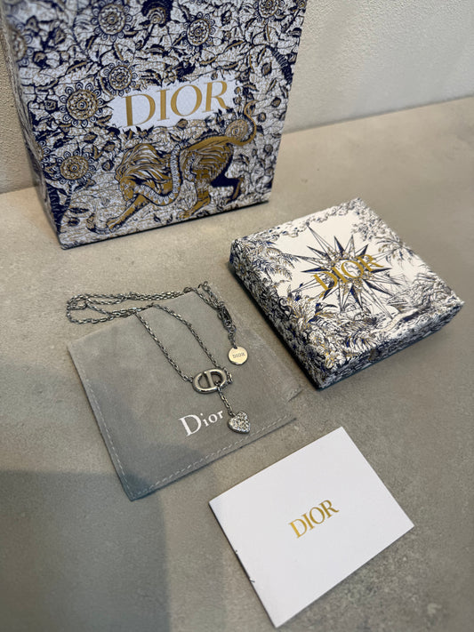 Collar CD incrustación corazón-5401