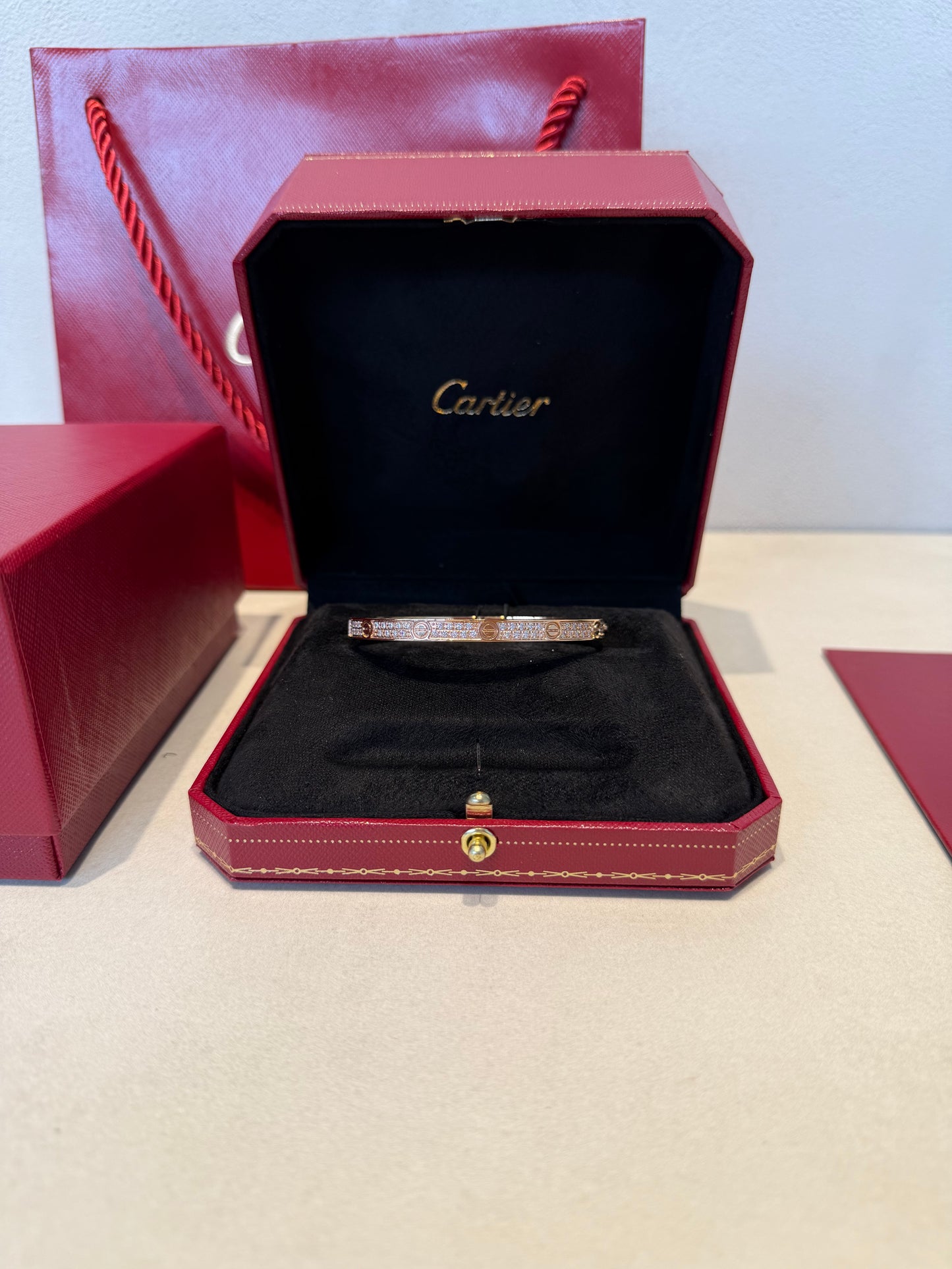 Pulsera CRT rose gold- diamantes