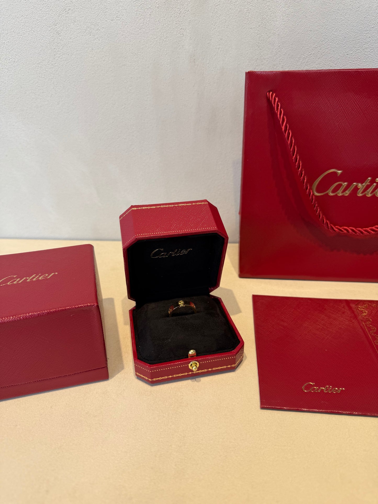 Anillo CRT LOVE RING- Grueso- Gold