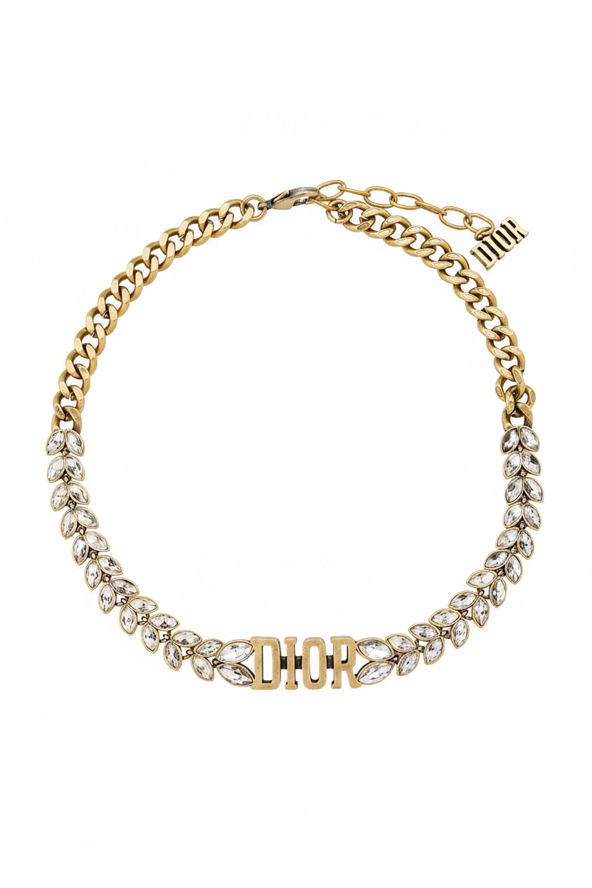 Collar CD Diamantes grande – Brillo y Estilo Iconográfico -5021