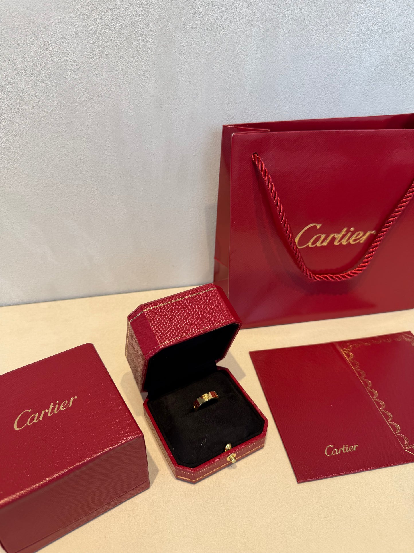 Anillo CRT LOVE RING- Grueso- Gold