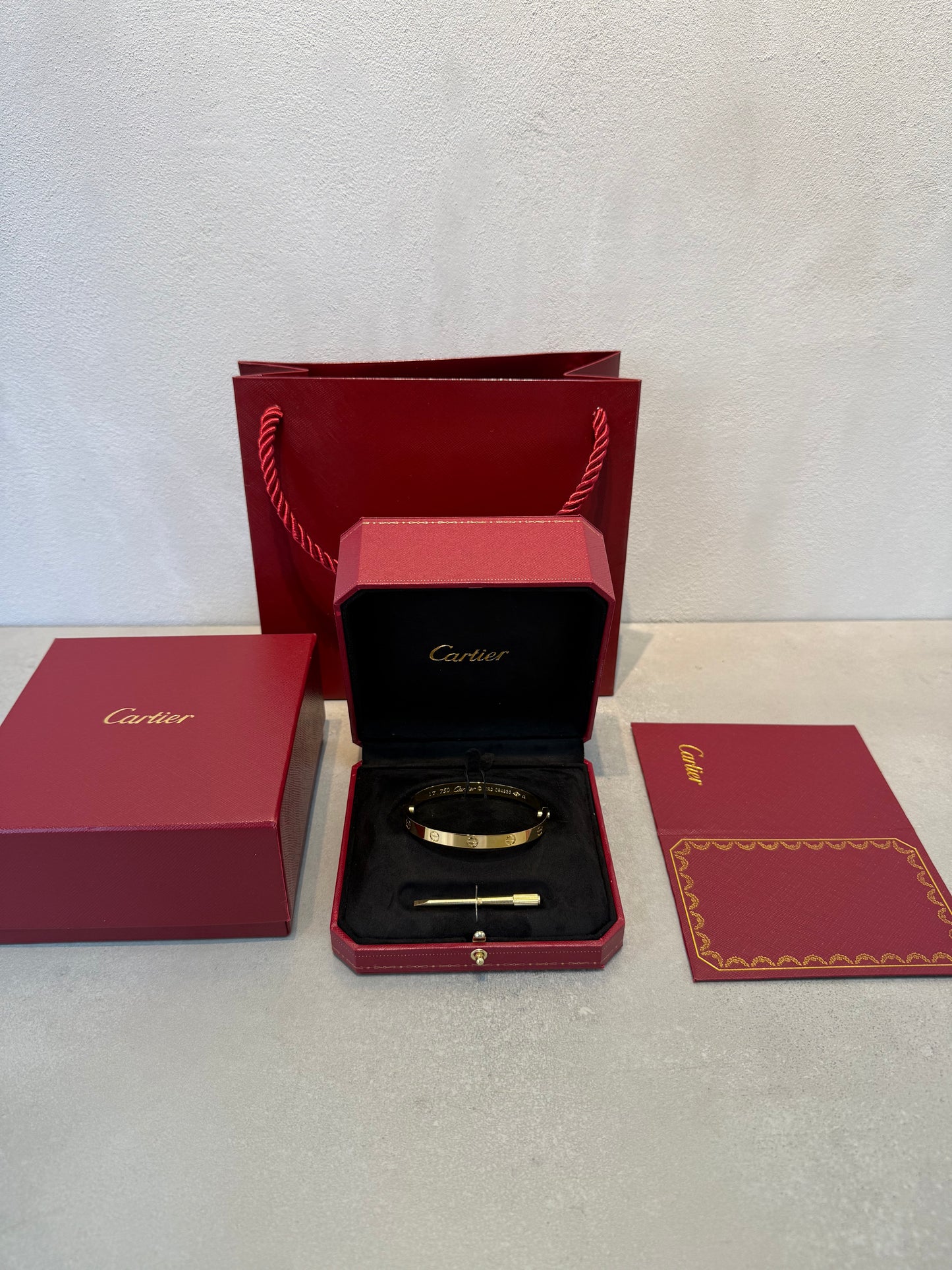 Pulsera CRT LOVE -Gruesa- Gold - 5387