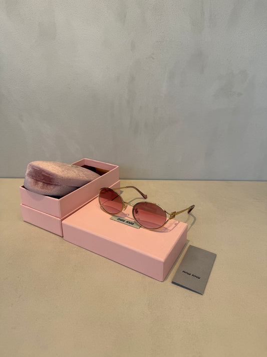Gafas de Sol Miumiu pink oval