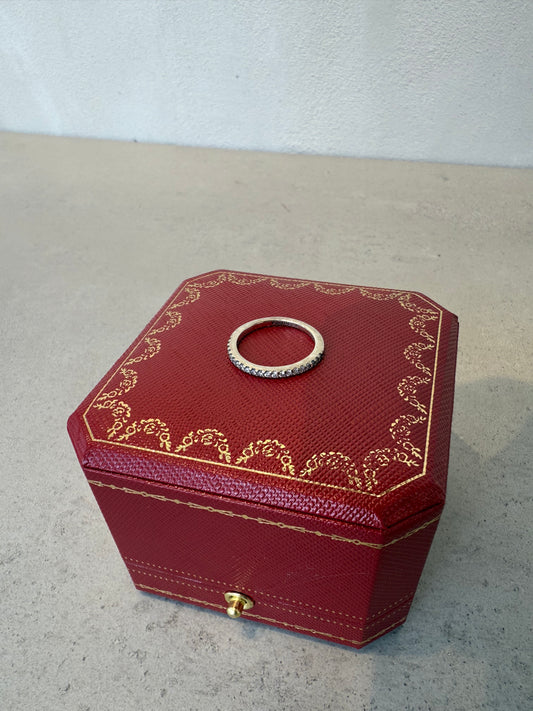 Anillo Pandora zirconias plateado