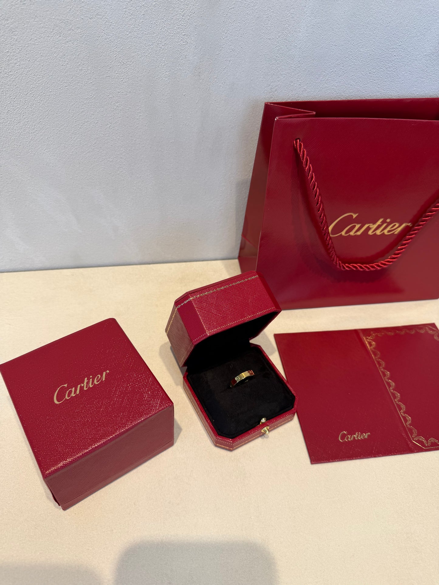 Anillo CRT LOVE RING - Delgado- Gold