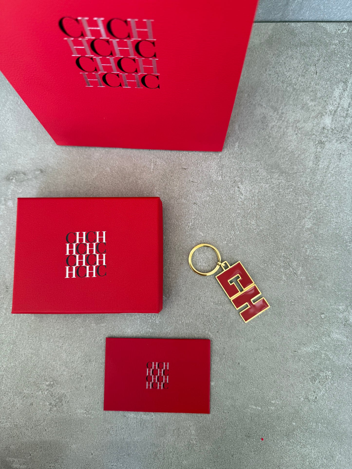 Llavero CH logo rojo
