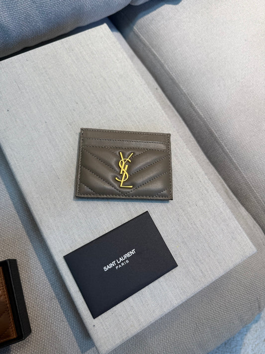 Card Holder YSL Grey