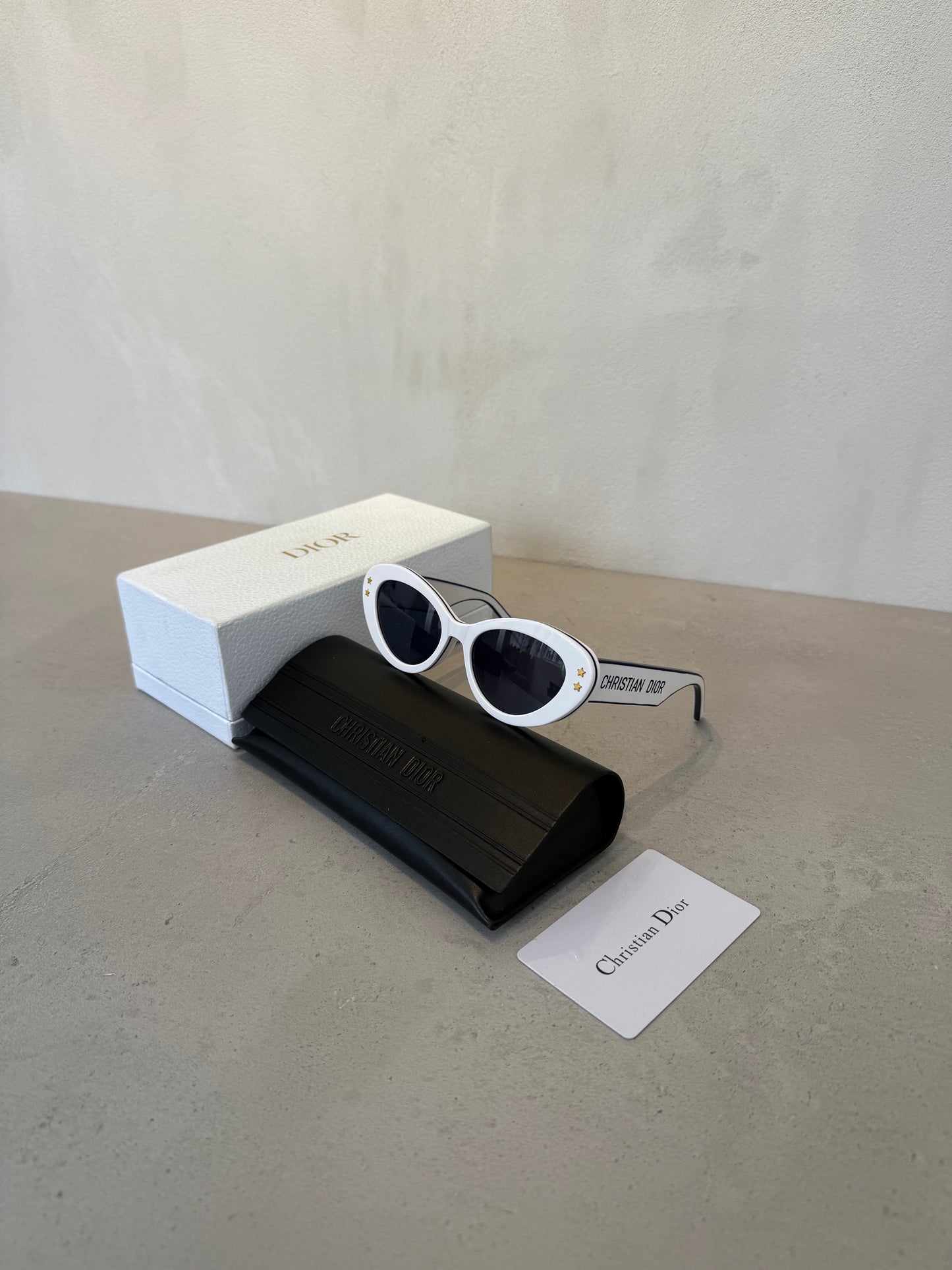 Gafas de sol CD blancos -5043