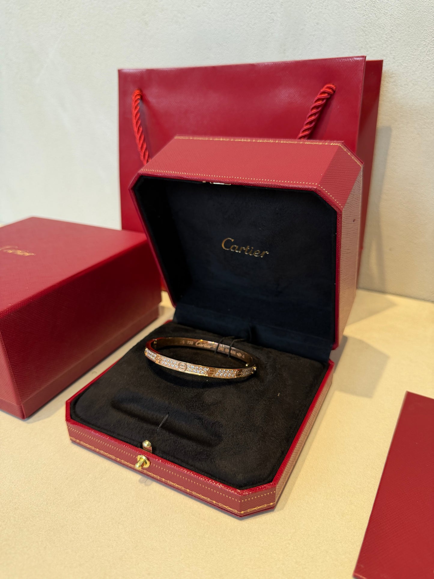 Pulsera CRT rose gold- diamantes