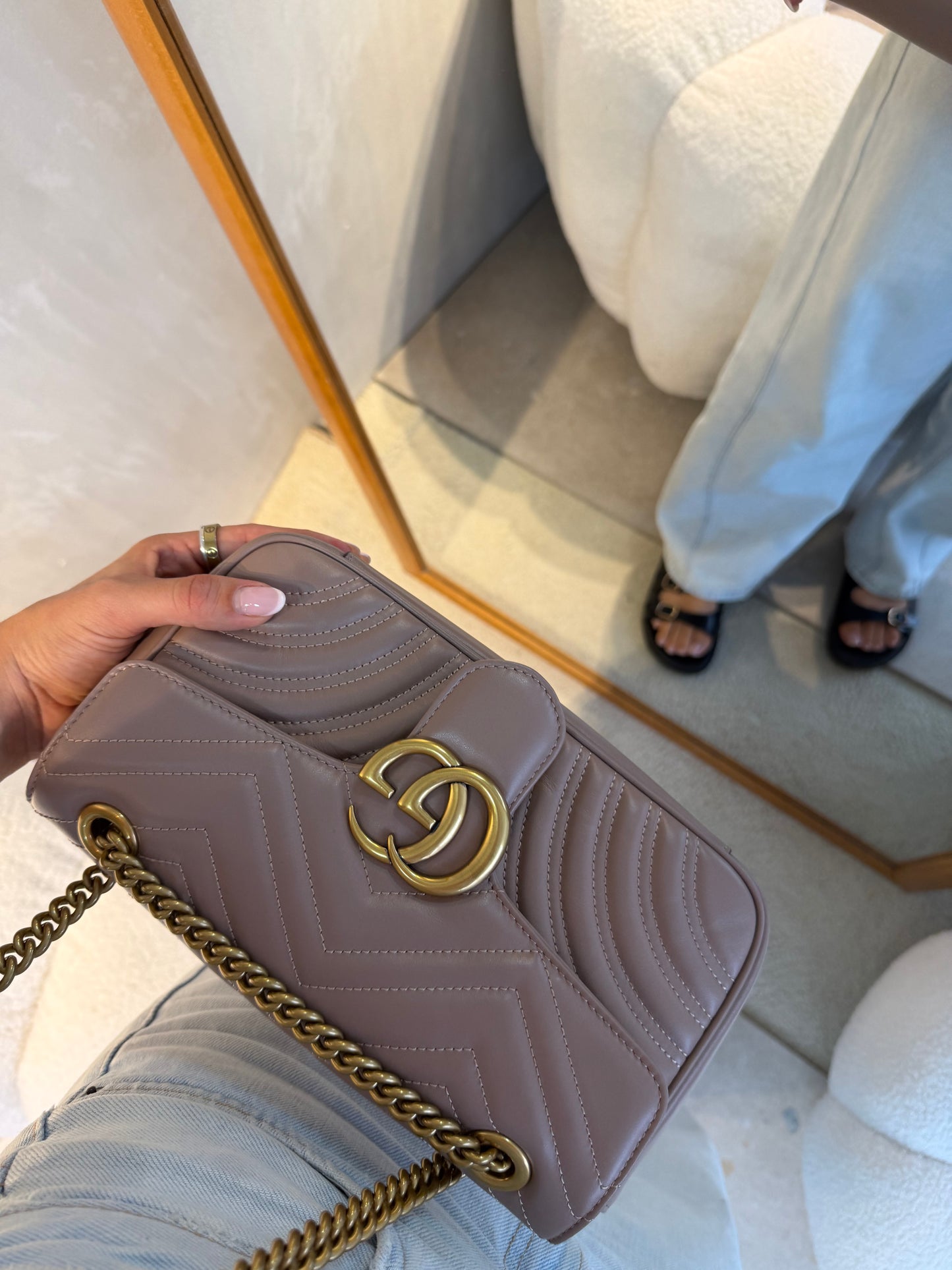 Bolso GG beige - 5633