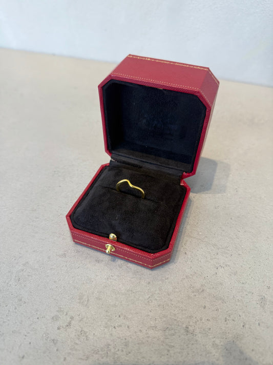 Anillo PAND dorado wave