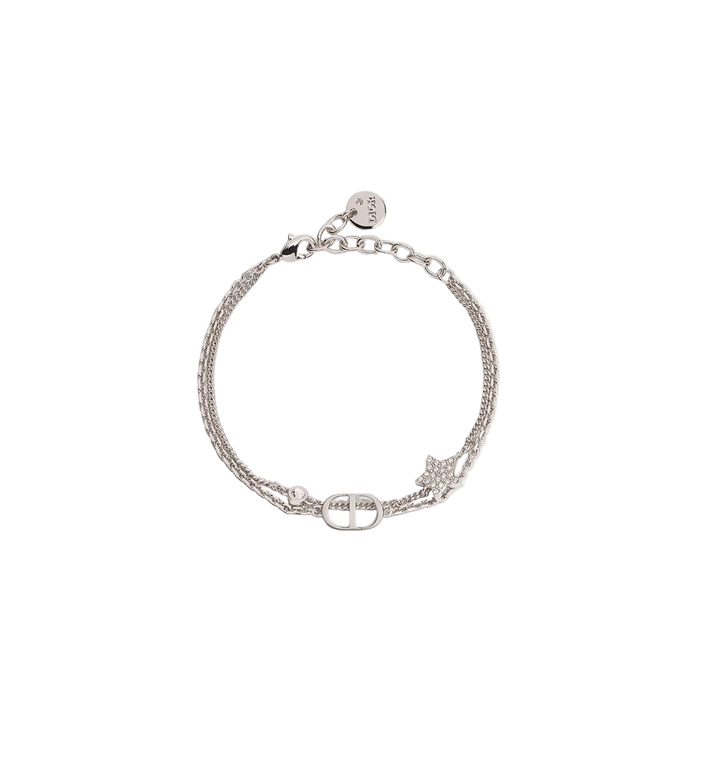 Pulsera CD estrella plateada - 5567