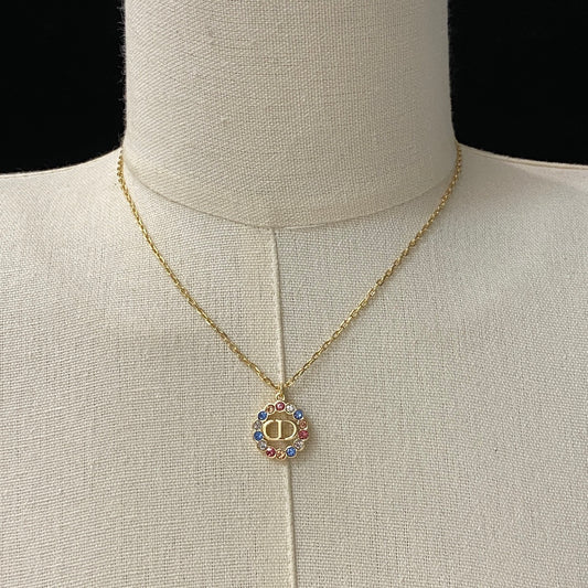 Collar CD dorado -5022