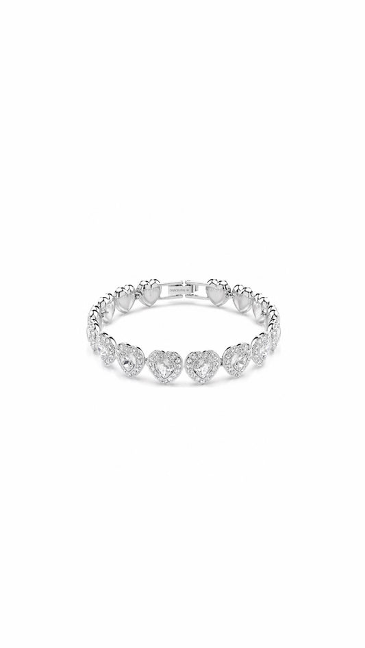 Pulsera SW diamantes corazones -5327