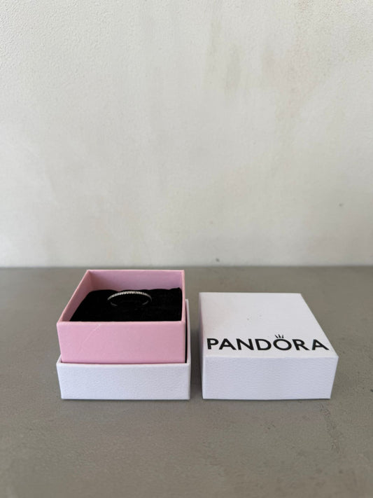 Anillo Pandora plateado Diamantes pequeños -5261