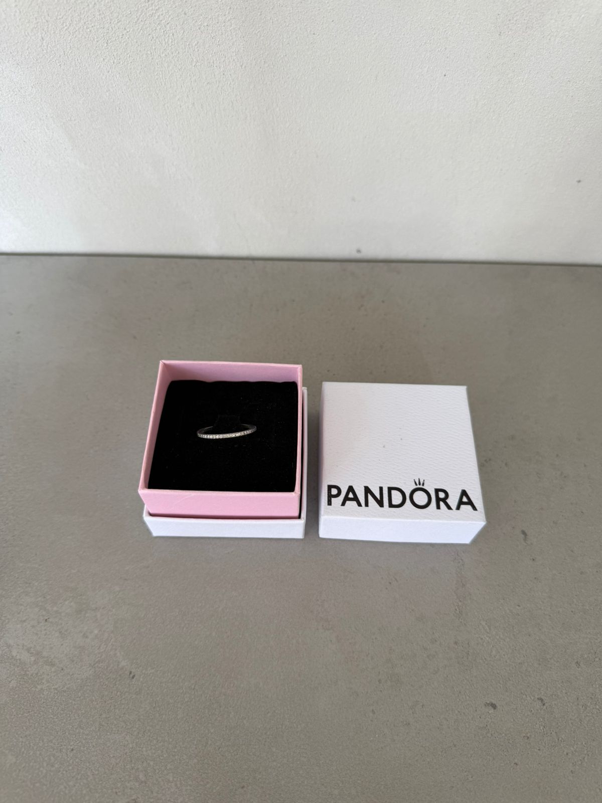 Anillo Pandora plateado Diamantes pequeños -5261