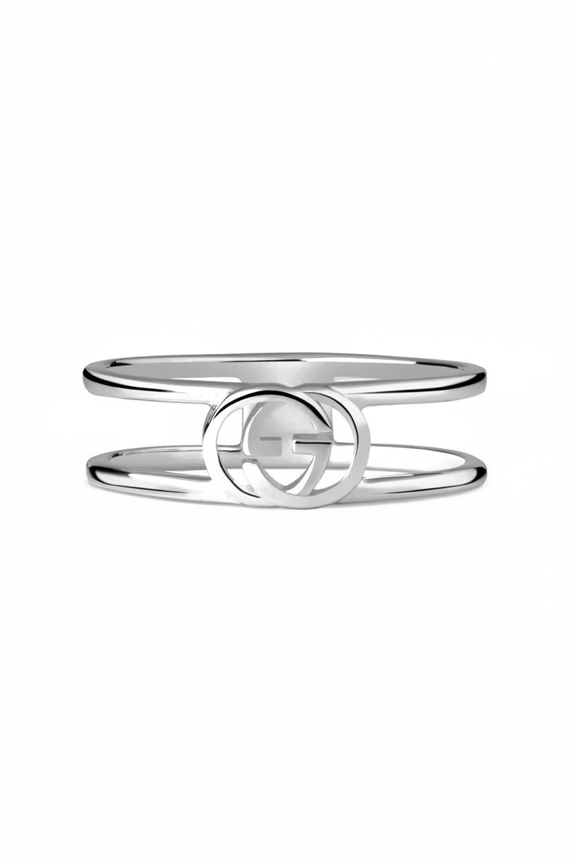 Anillo GG plateado-5214