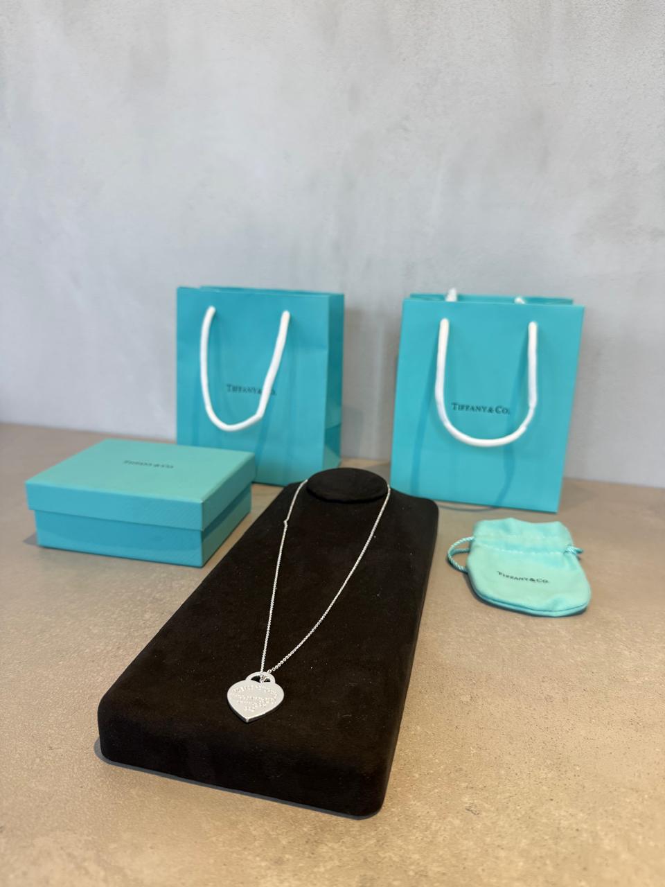 Collar TIF corazón plata 5638