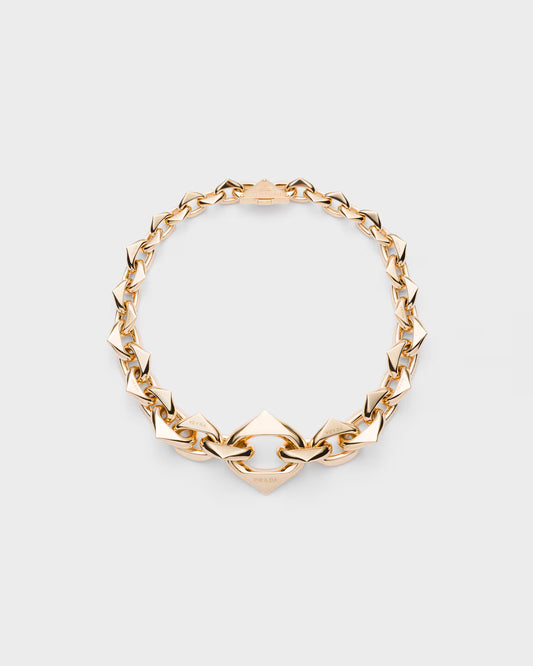 Collar PR dorada -5296