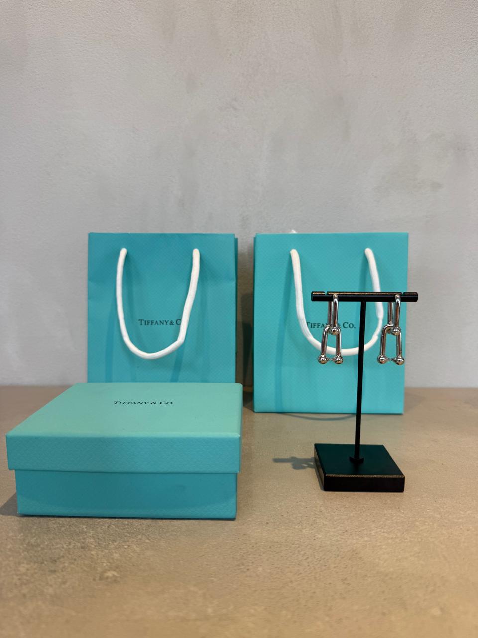 Aretes TIF plateados 5637