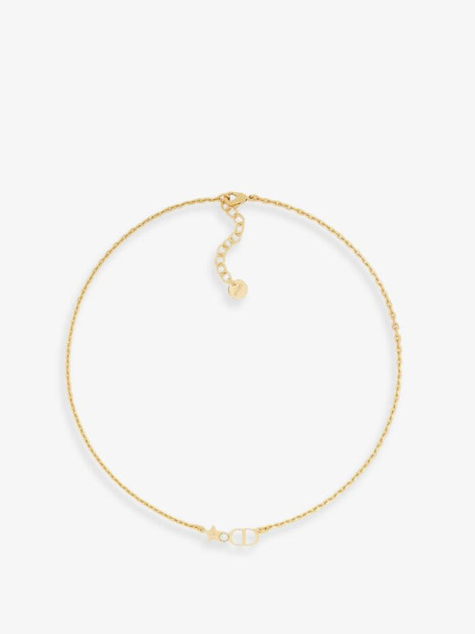 Collar CD dorado estrella 5663