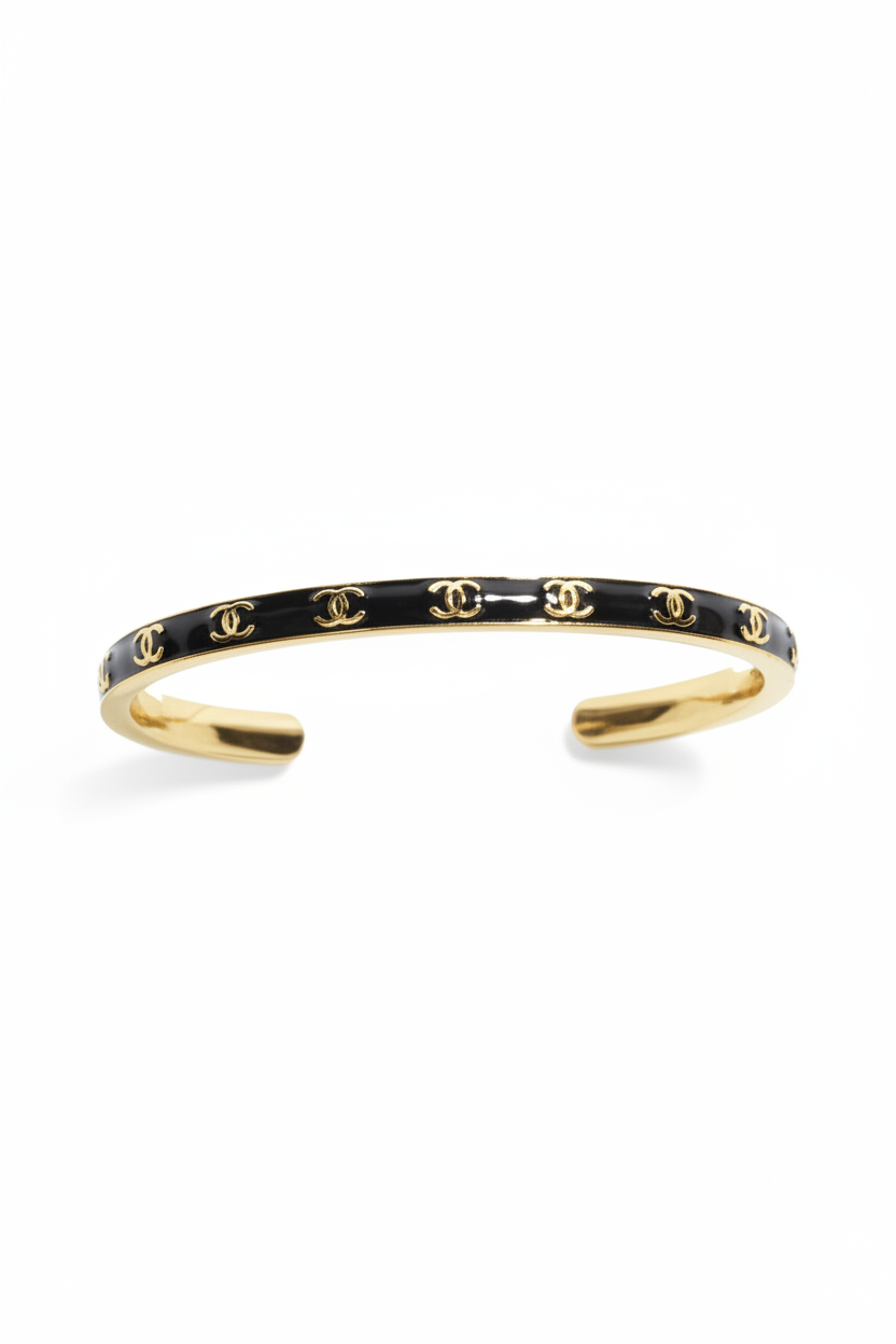 Pulsera CC negra -5135
