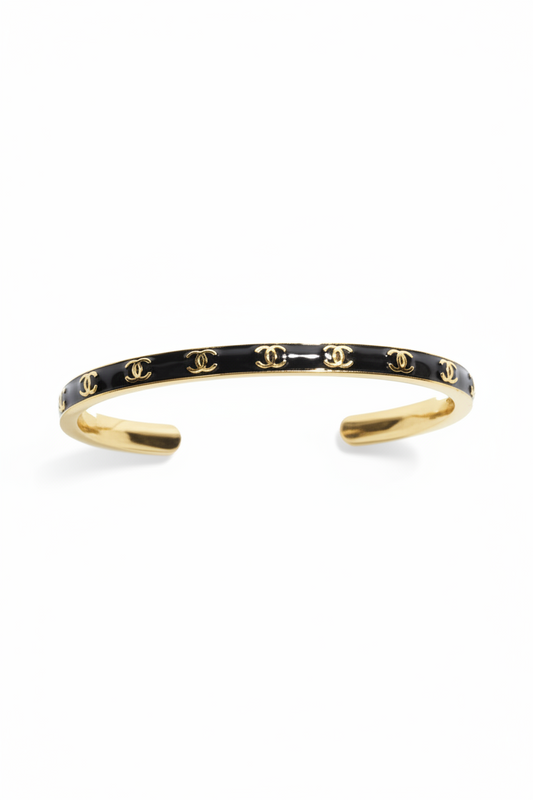 Pulsera CC negra -5135
