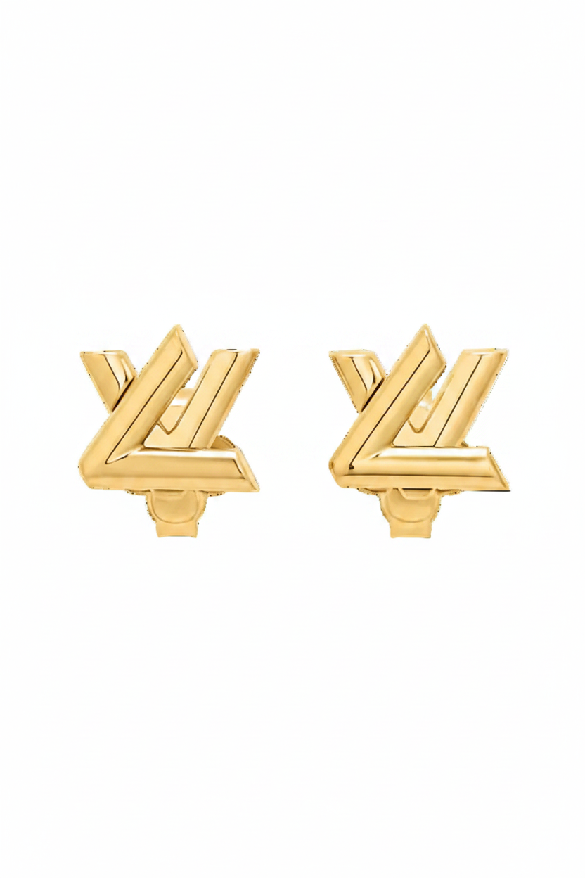 Aretes LV Dorados – Estilo Iconic Chic -5194