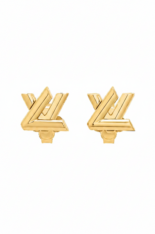 Aretes LV Dorados – Estilo Iconic Chic -5194