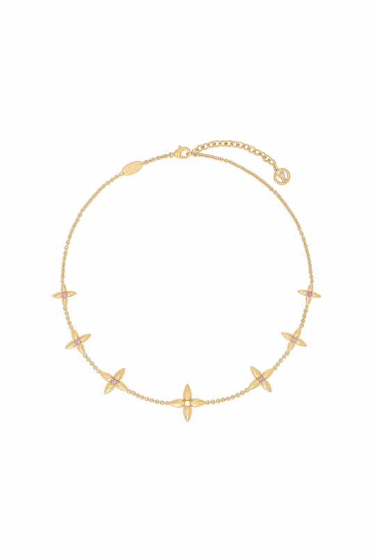 Collar LV Estrellas – Detalle Luminoso -5203