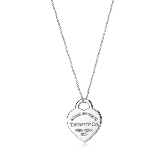 Collar TIF corazón plata 5638
